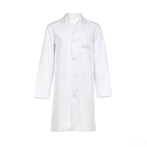 Coat, Medical, Woven, White, XL Size