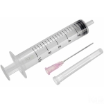 Syringe, Disposable, 10ml, W/ndl, 21G